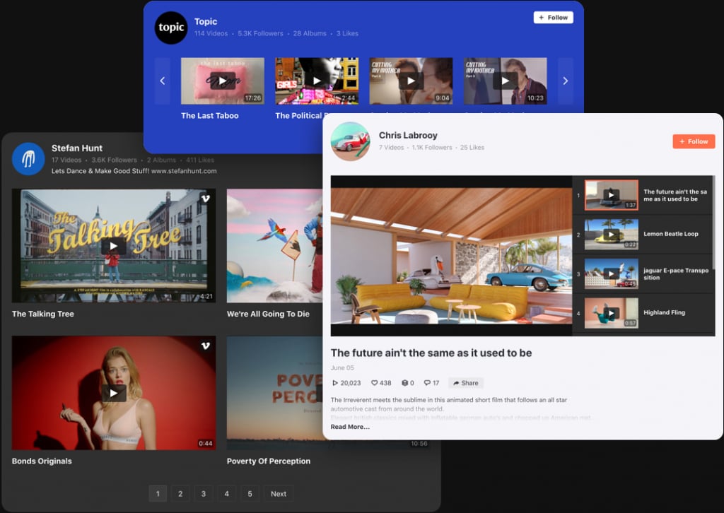 Utilisez la flexibilité de l'interface pour créer votre widget vidéo idéal